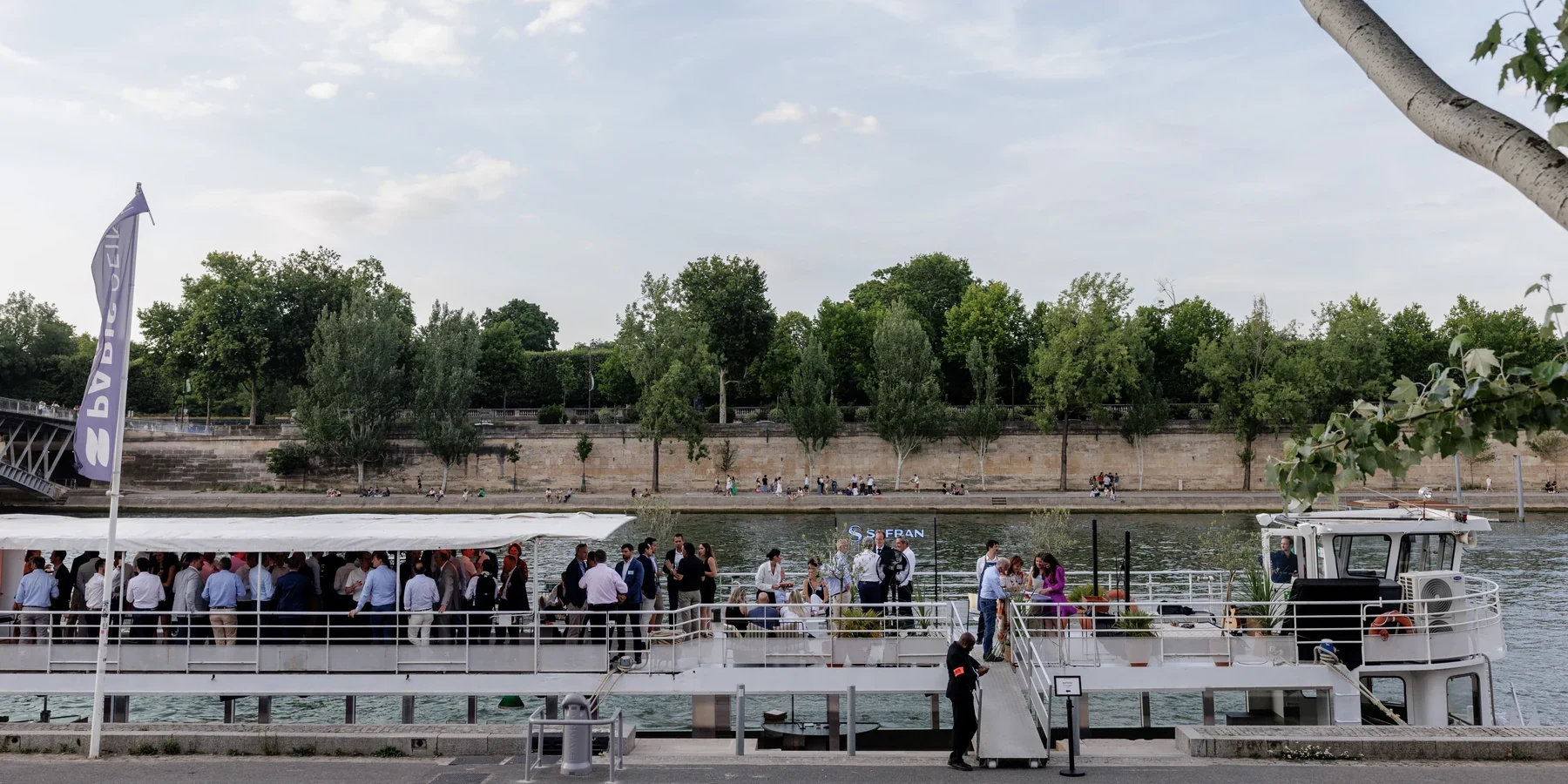 Croisière privée Bateau Rivage Paris · navigation Seine