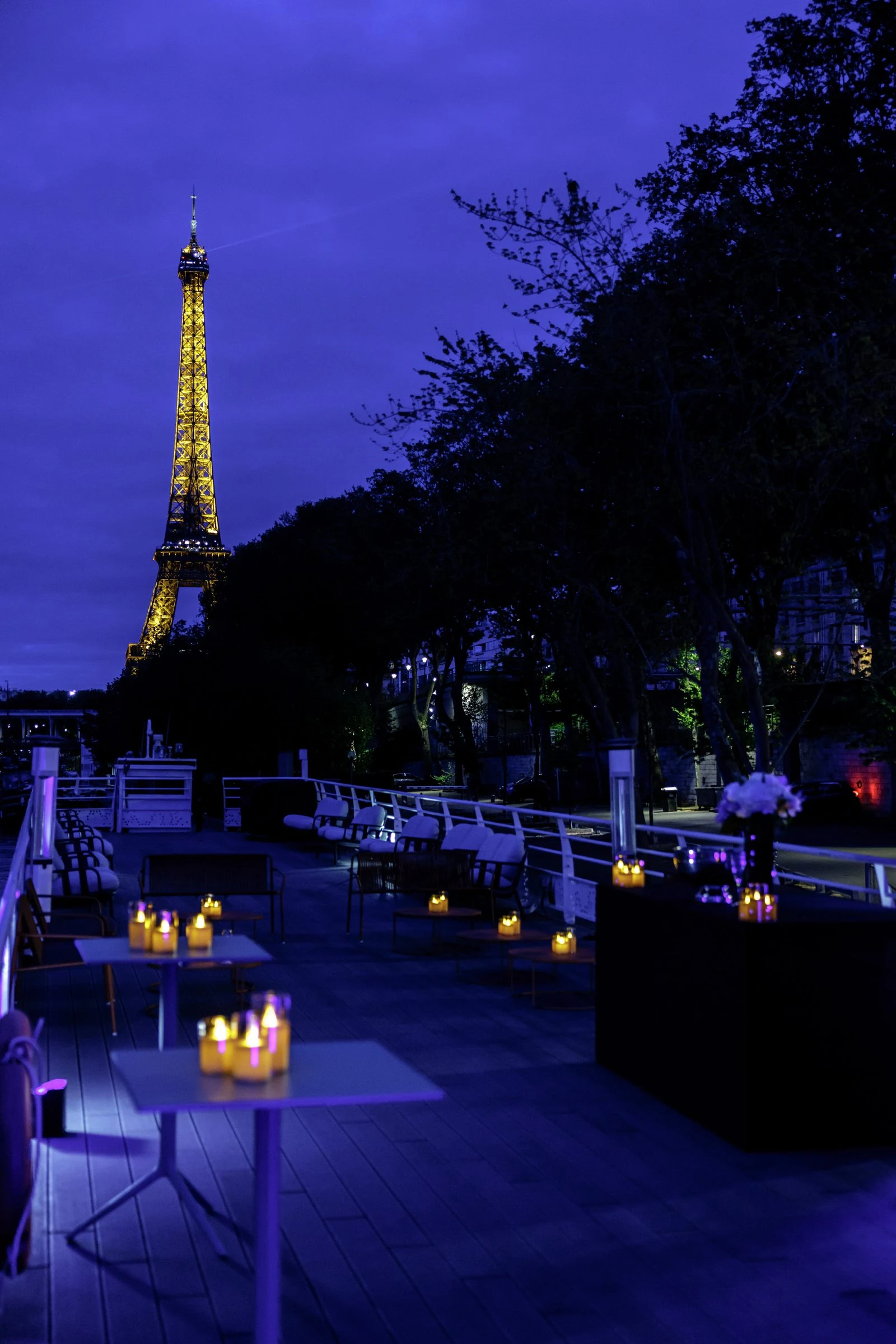 Dîner assis · détail de la réception BNP Paribas