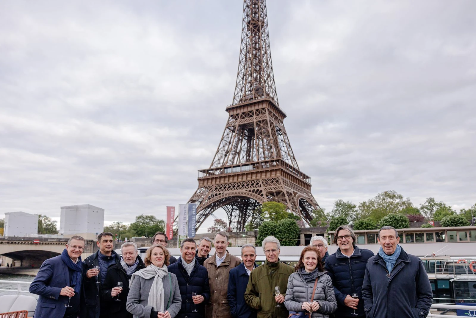 Invités du dîner client filiale BNP Paribas sur le Rivage