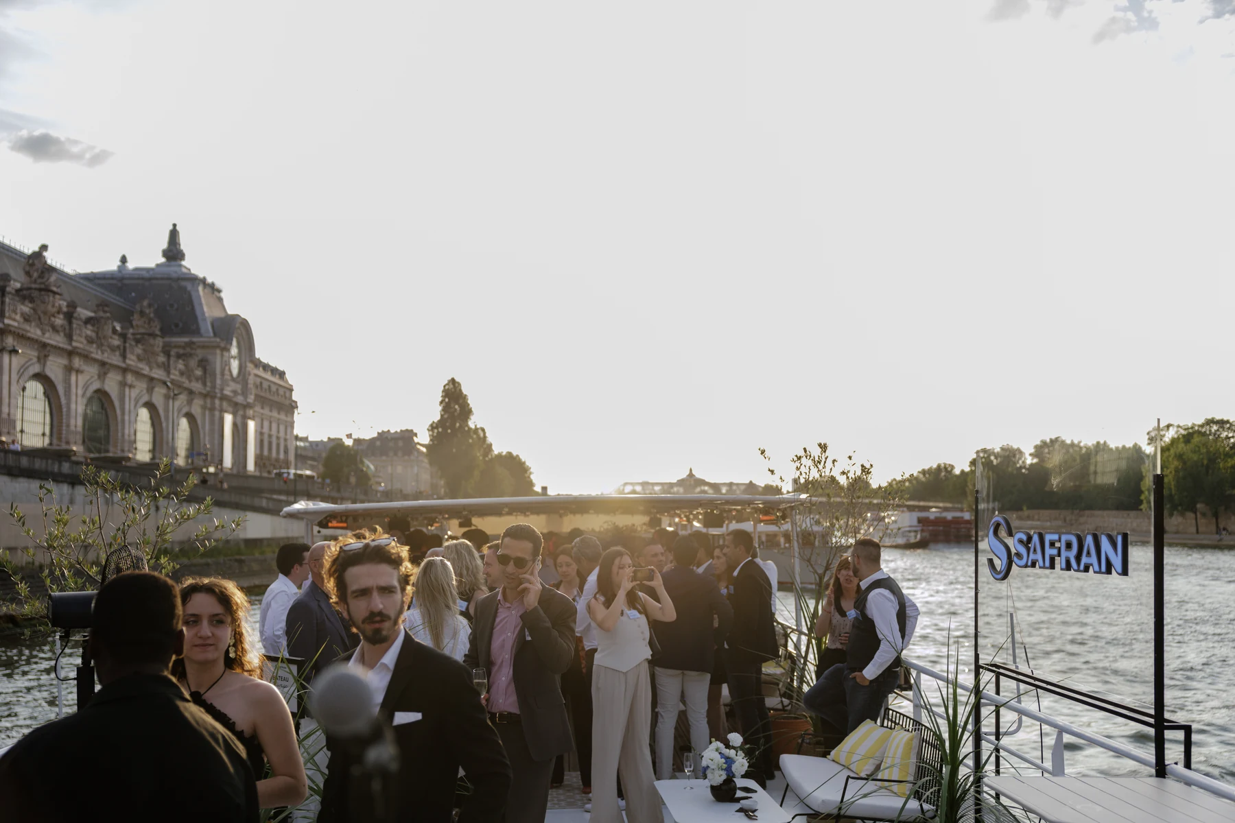 soirée salon du bourget Safran · Rivage, 90 invités