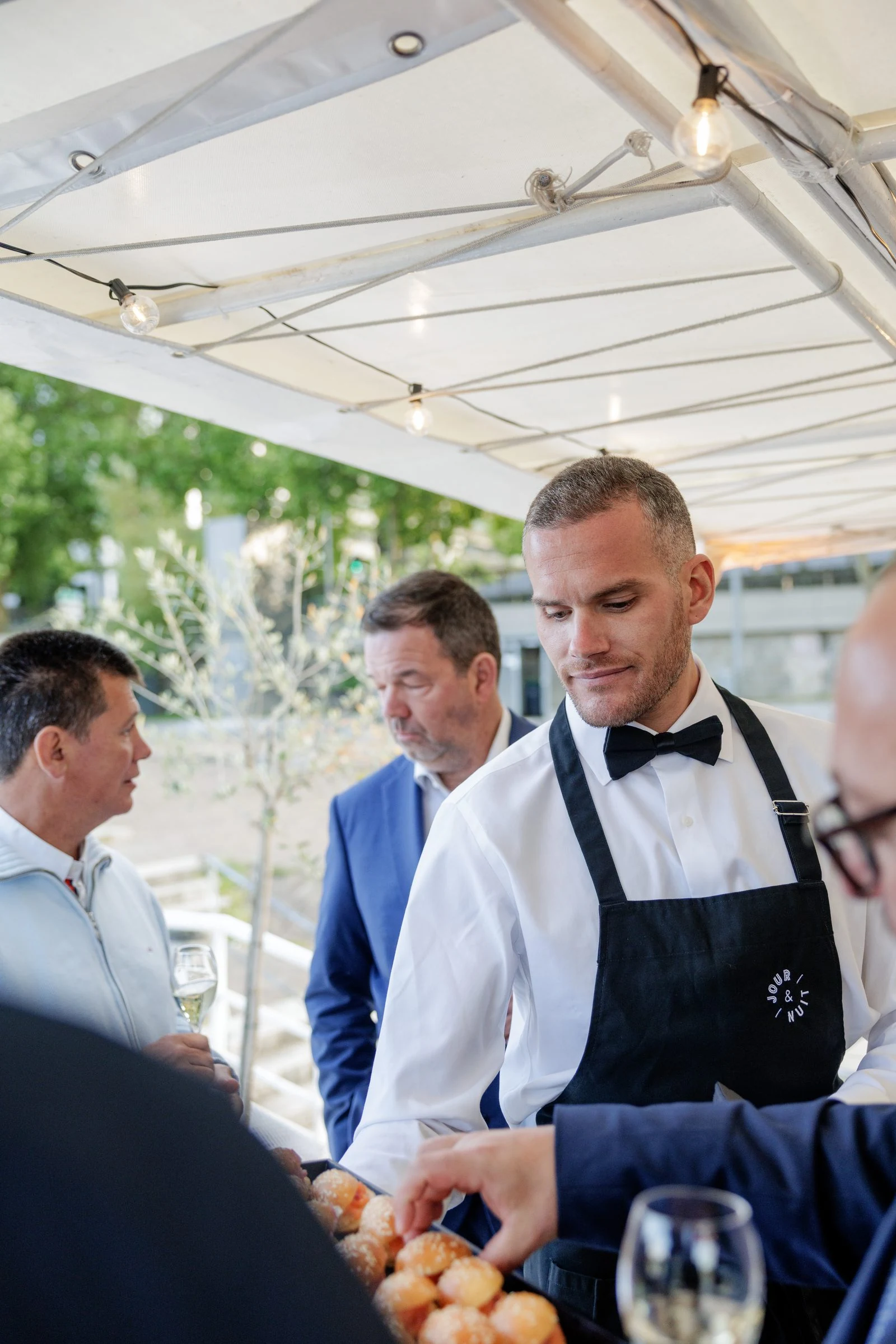 Bateau privatisé à Paris pour E. Leclerc · Dîner assis