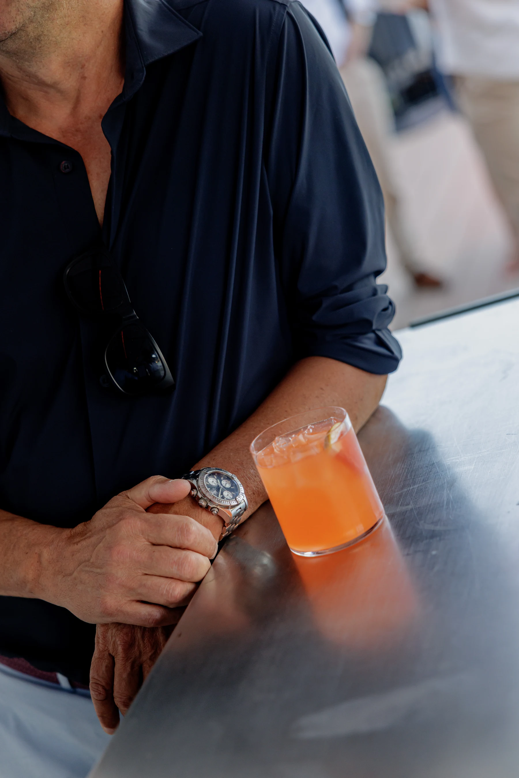 Bateau privatisé à Paris pour DNCA · Cocktail dînatoire