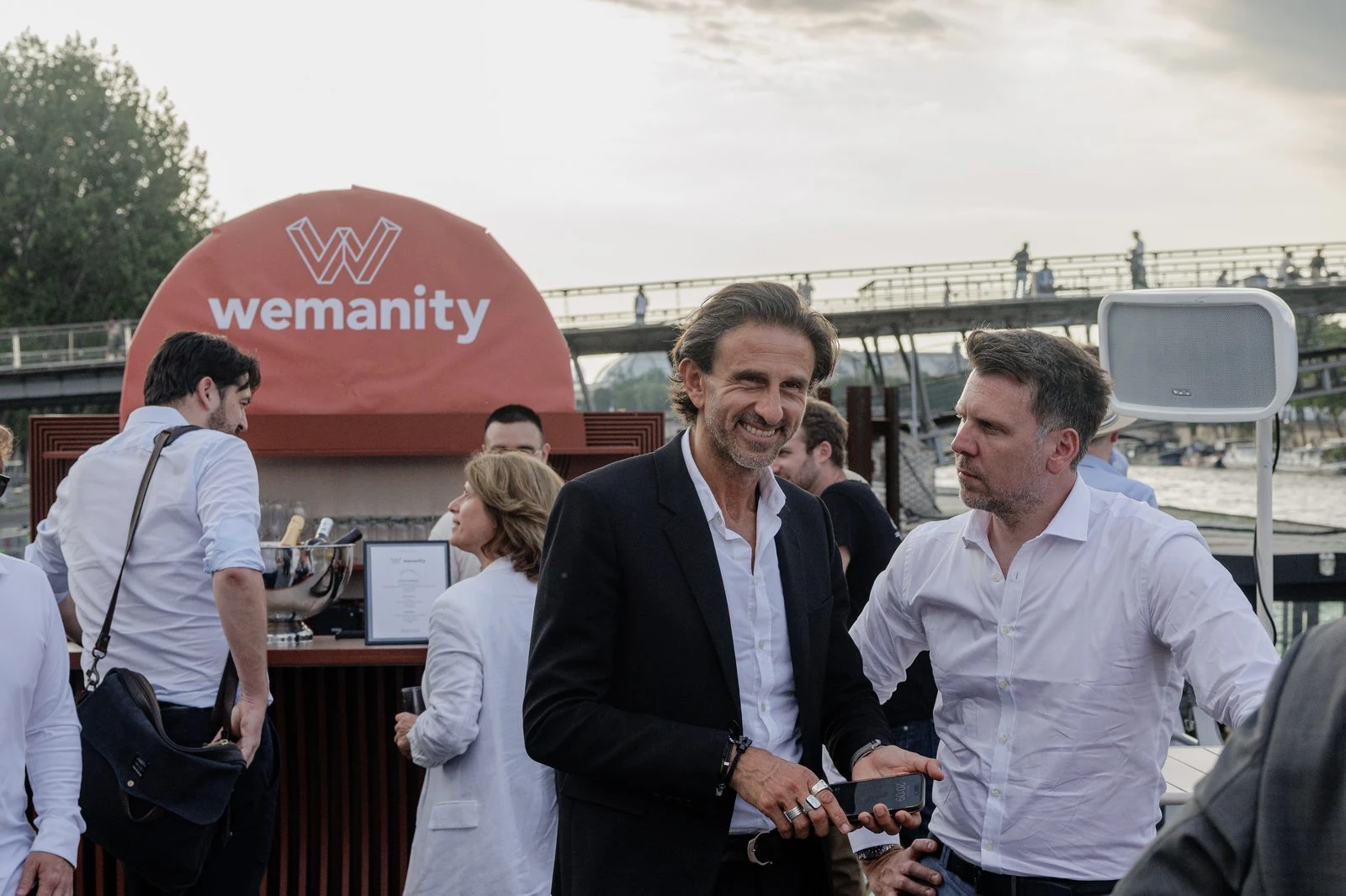 Cocktail dînatoire · détail de la réception Wemanity