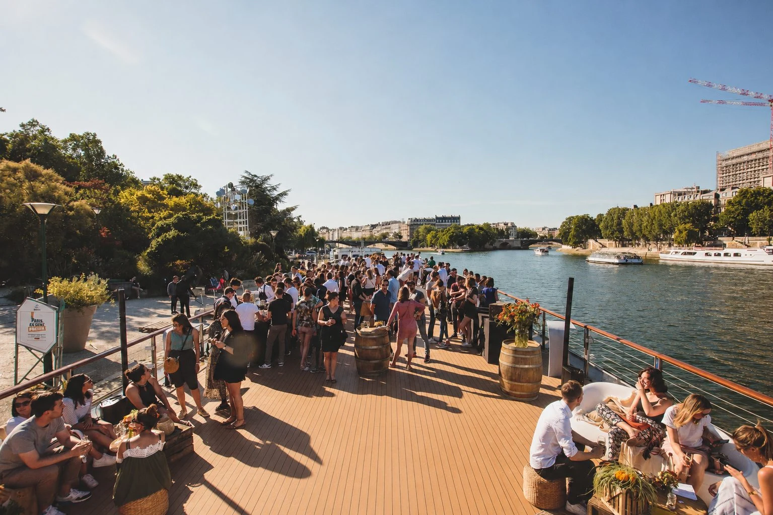 Groupe FED · Conférence équipe · privatisation de bateau Paris