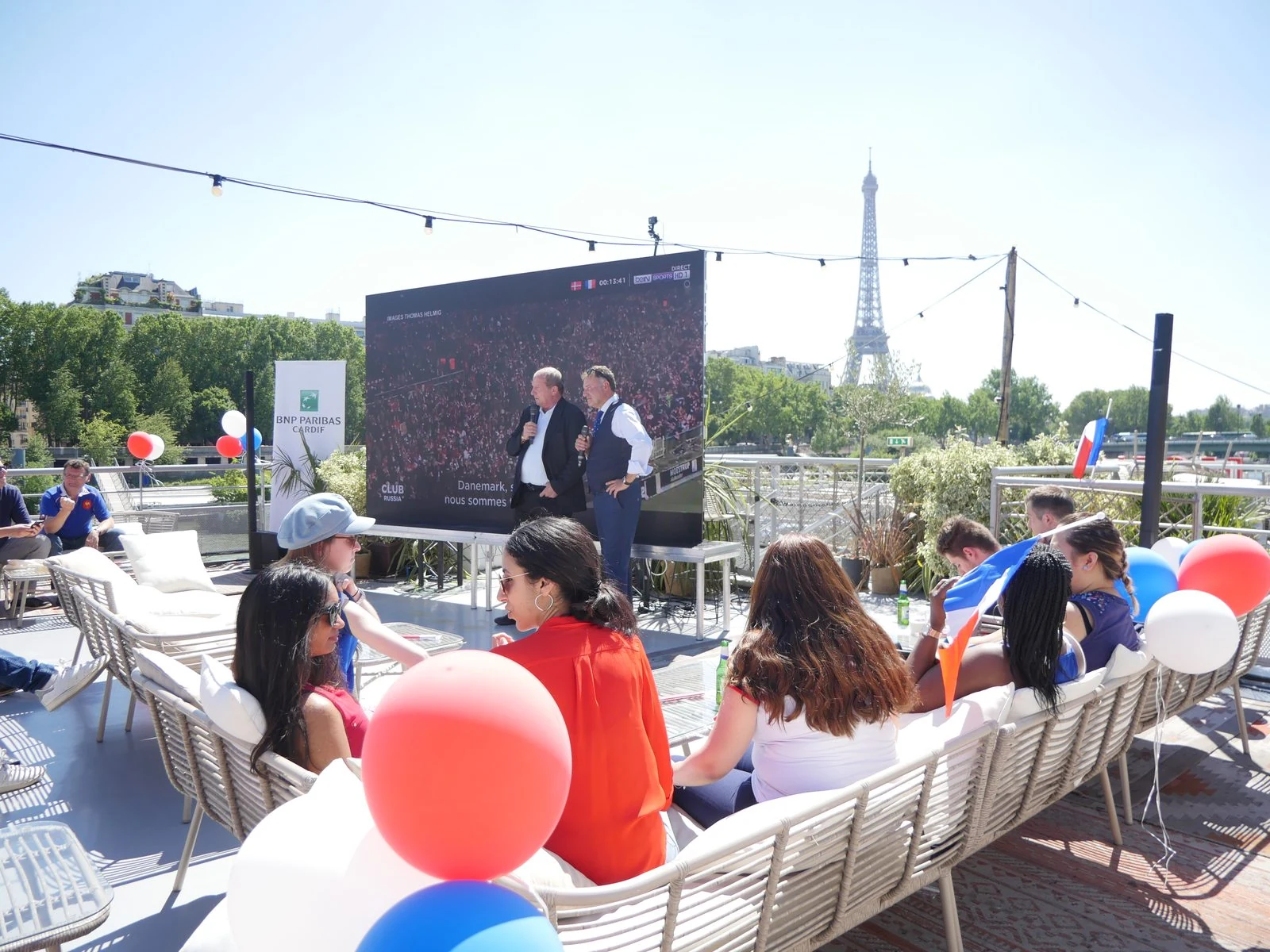 BNP Cardif · Coupe du Monde · privatisation de bateau Paris