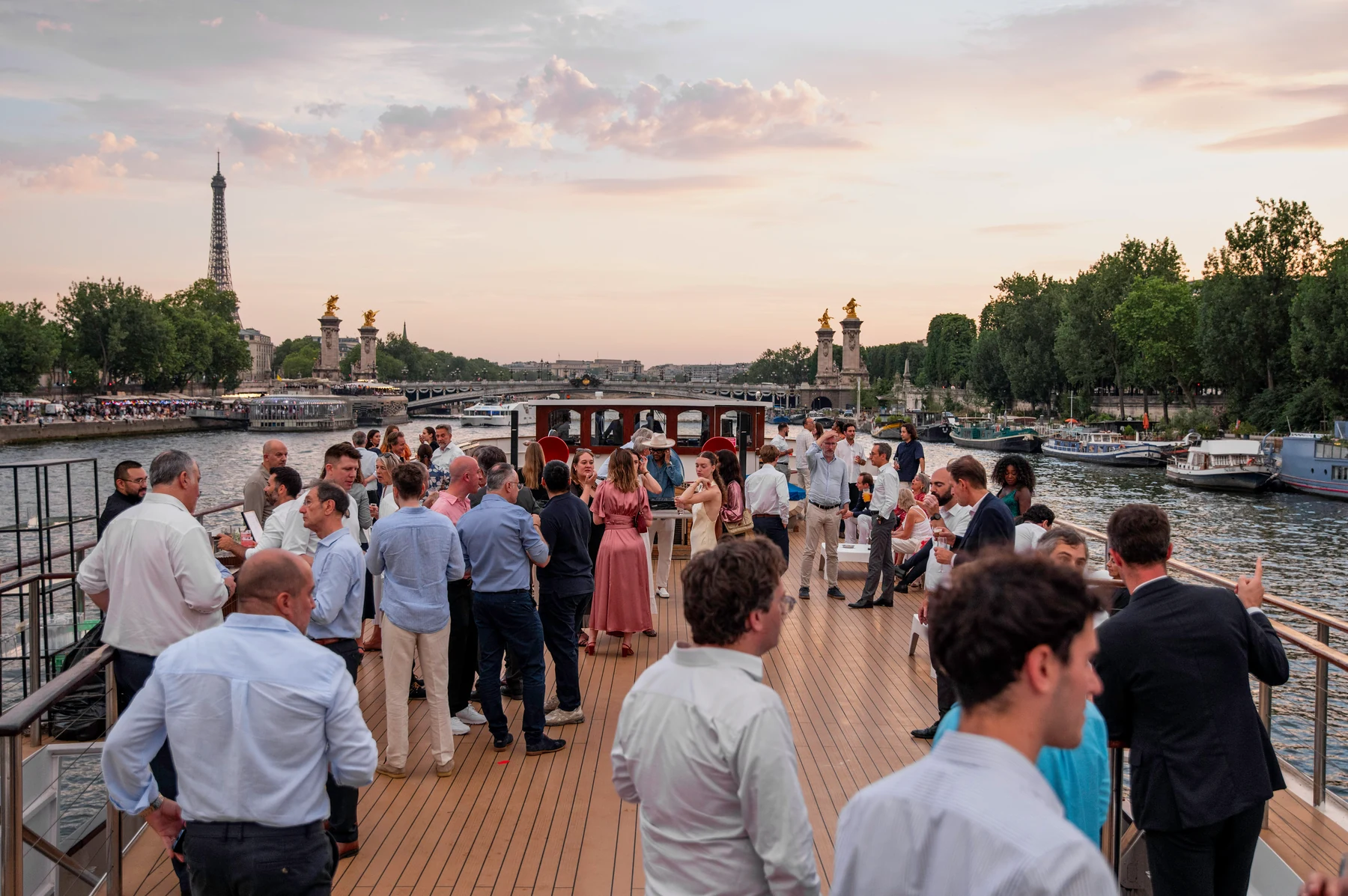 CSE CHOLET DUPONT OUDART · Summer party interne sur le Bateau Grenelle · privatisation de bateau Paris
