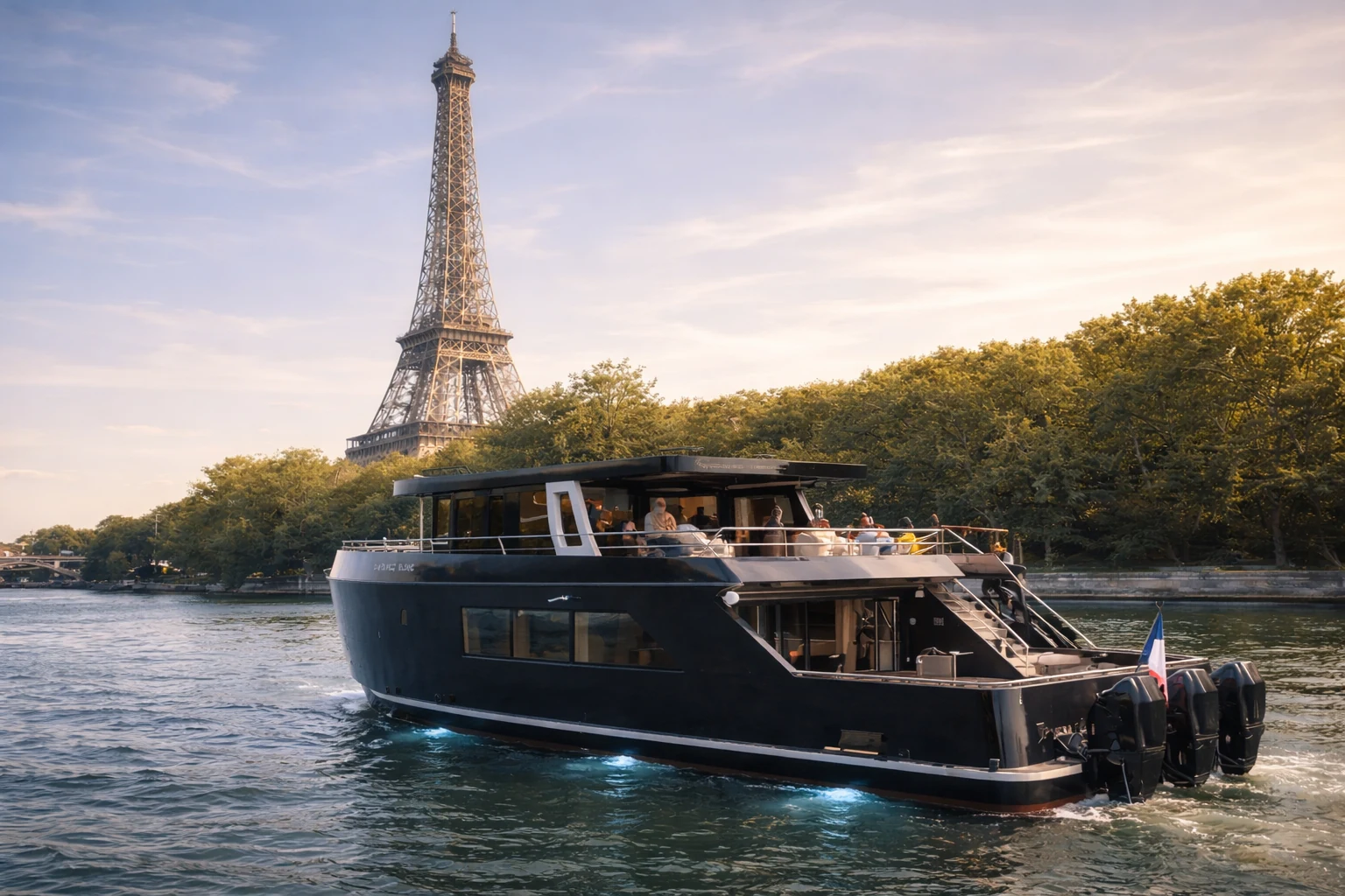 Privatisation bateau sur la Seine - Ambiance événementielle