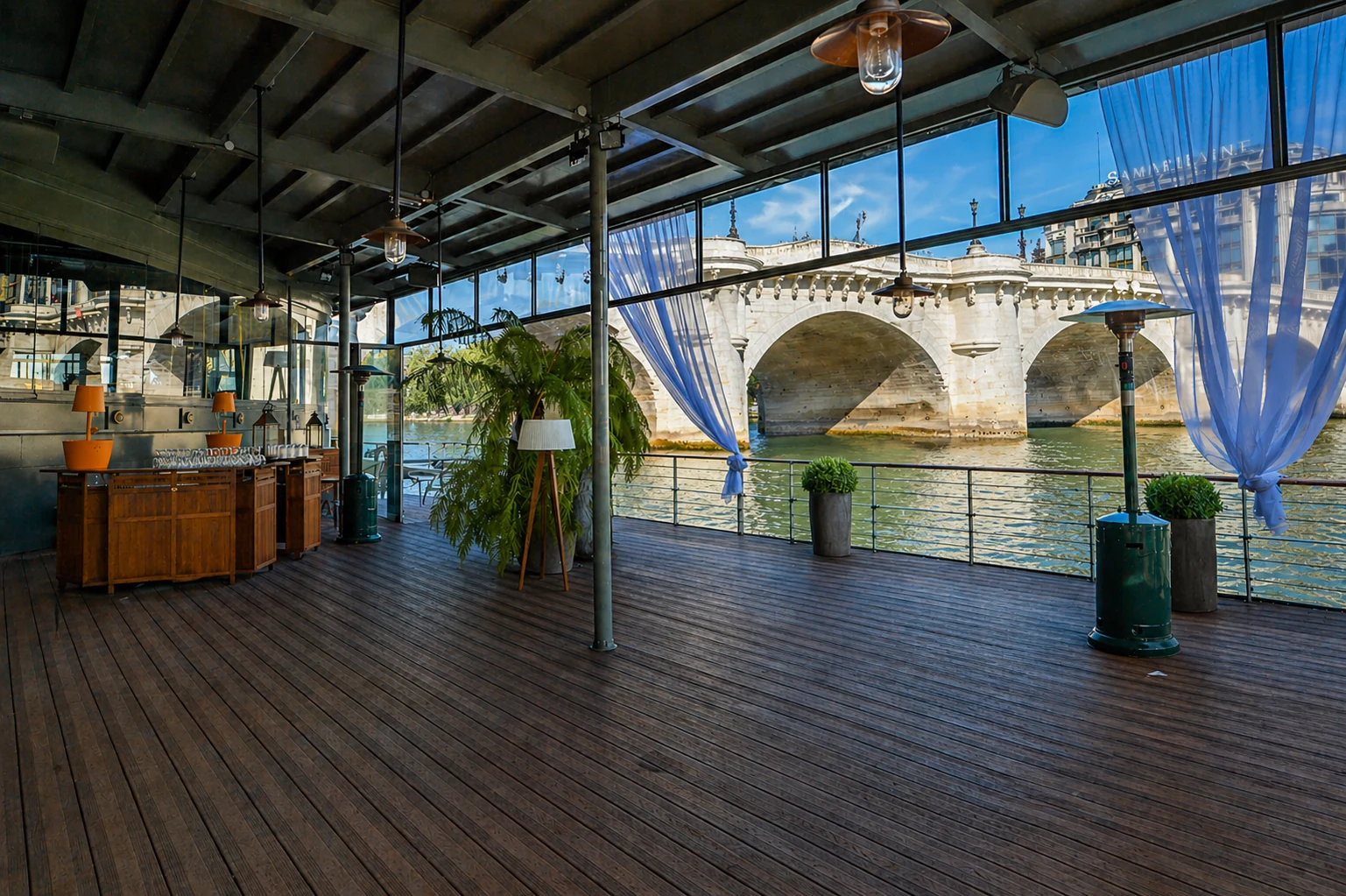 Le Jardin sur Seine - Privatisation 450 personnes - Pont-Neuf